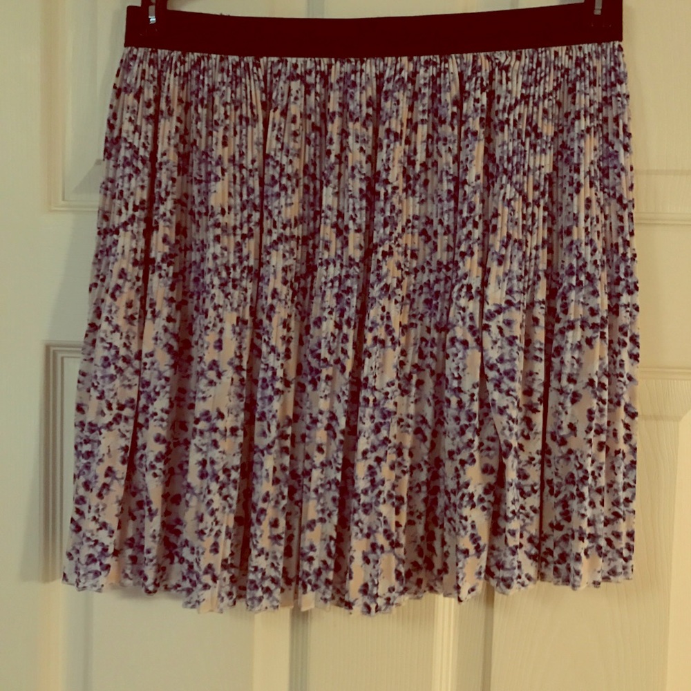 Floral A-line skirt